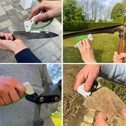Des couteaux de cuisine aux outils du jardins, l'aiguiseur de couteau pro SharpPro s'adapte à tous types de lames