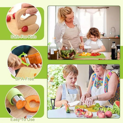 Des couteaux de cuisine économes emporte pièce et plein d'autres accessoires pour cuisiner en famille et rendre vos enfants fiers de leurs créations culinaires