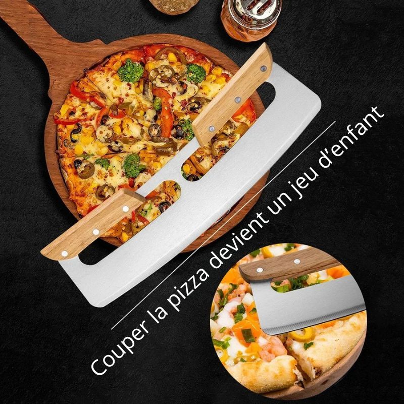 Coupez vos délicieuses pizza avec une facilité et rapidité déconcertantes