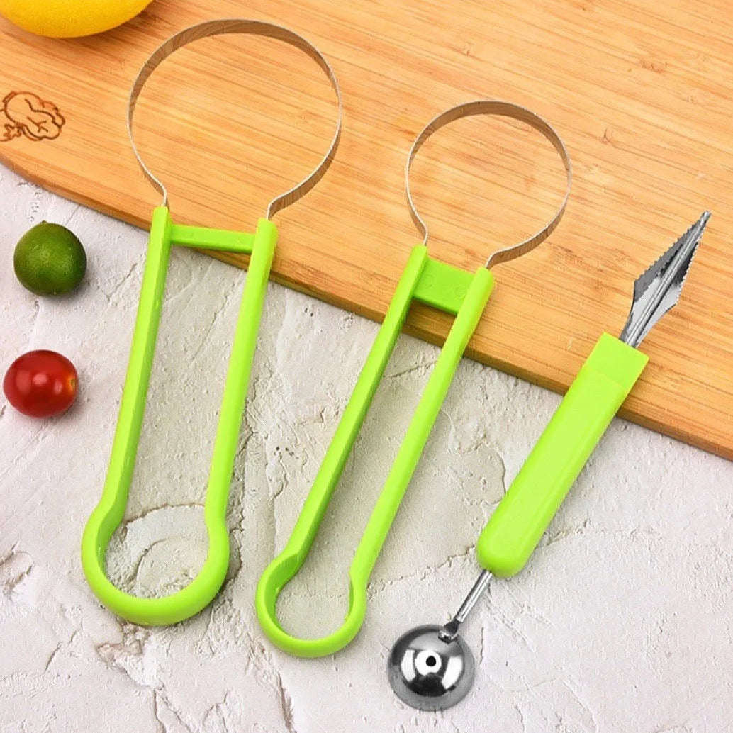 4 couteaux coupe fruits en 1. Loutil indispensable pour réaliser des desserts fruités originaux et festifs