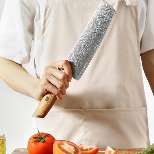 Un couteau d'exception qui vous permet de couper vos aliments avec facilité et précision grâce à sa lame ultra-tranchante et à sa poignée ergonomique en bois d'olivier