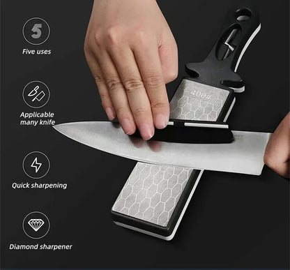 Une technologie innovate, un système 5 en 1 pour un affûtage précis et impeccable