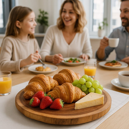 Que ce soit pour un brunch du dimanche en famille ou pour un apro sympa, ce plateau deviendra le complice de  délicieux moments inoubliables et souvenirs mémorables