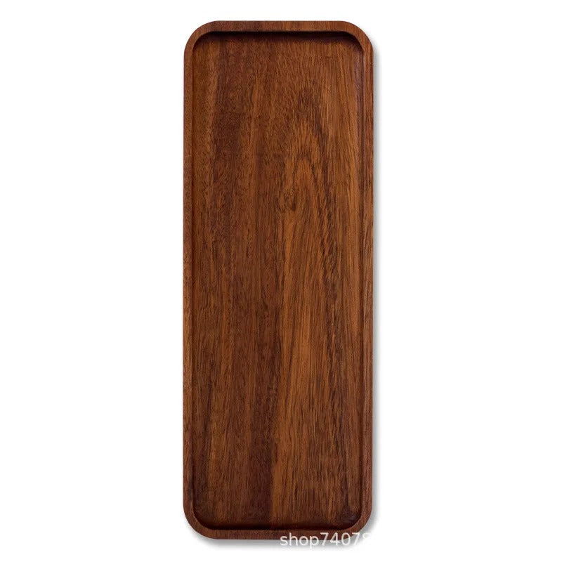 Plateau en bois rectangulaire 10.5x29cm