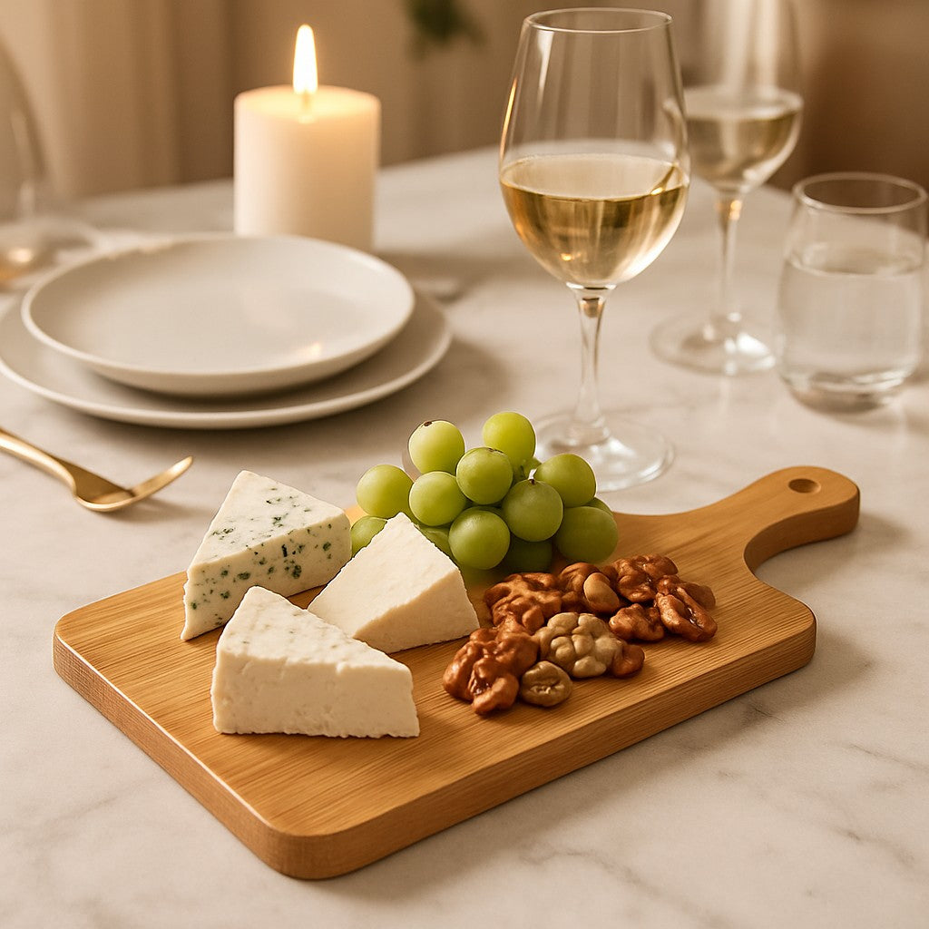 Apportez une touche d'élégance et de chaleur à votre table, sublimez votre présentation et donner de la personnalité et du caractère à votre déco en un tour de main grâce à ce plateau en bois de bambou