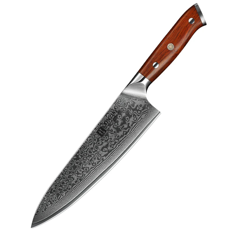 Couteau de chef en acier Damas
