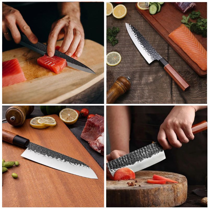Le set de couteaux de cuisine qu'il vous faut que vous souhaitiez fileter un poisson désosser une viande émincer des légumes ou ciseler des herbes. Cet ensemble de couteaux vous permettra d'atteindre un niveau de précision digne d'un chef étoilé